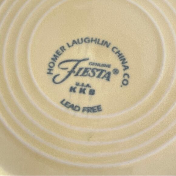 Fiesta 7 inch salad plate in sunflower - Picture 3 of 3